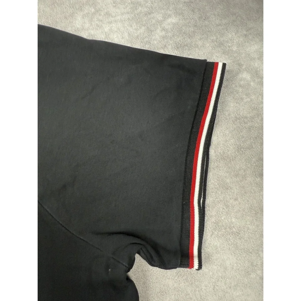 Polo Ralph Lauren‎ Polo Shirt Mens XL Black Red White Tipped Collar Classic Fit